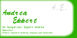 andrea eppert business card